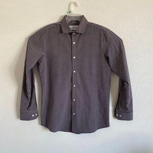 MIZZEN+MAIN Leeward Collection Men’s Wrinkle Resistant, 4 Way Stretch Shirt L